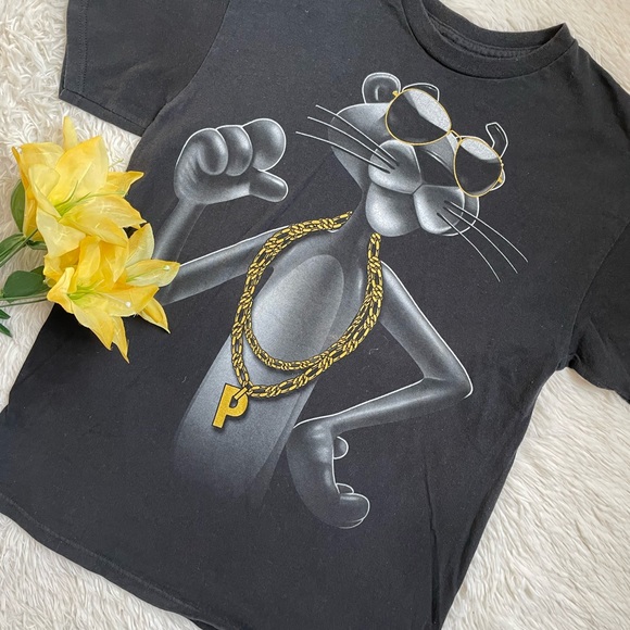 Pink Panther Other - Pink panther 2014 gangster bling chain short sleeve tee